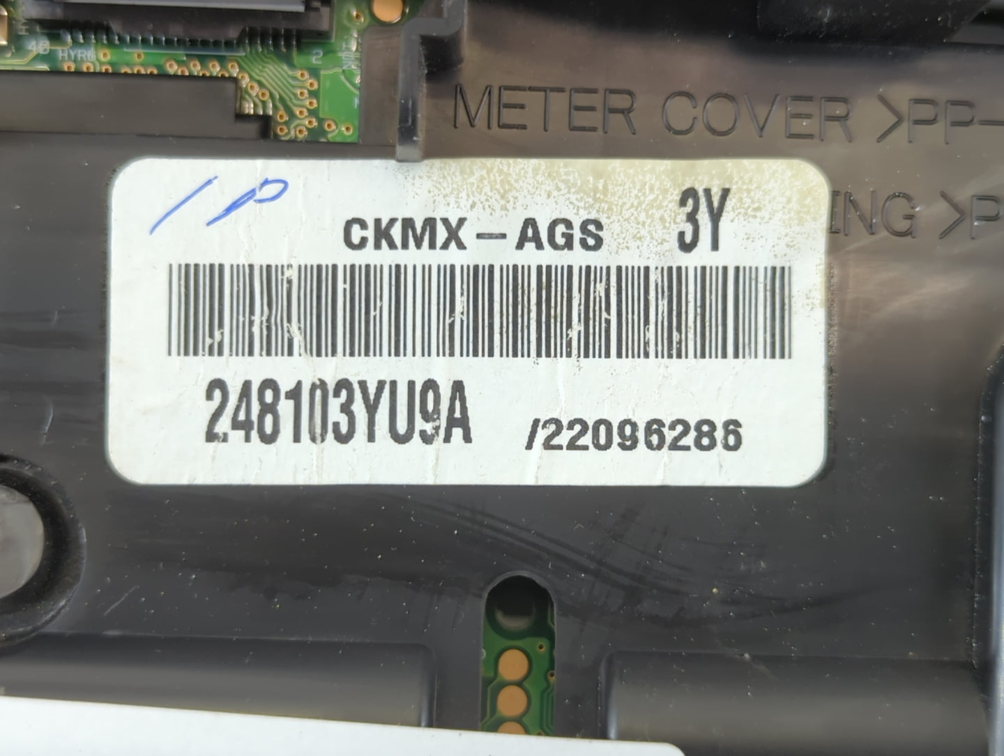 2017-2019 Nissan Sentra Instrument Cluster Speedometer Gauges P/N:CKMX-AGS 248103YU9A Fits Fits 2017 2018 2019 OEM Used Auto