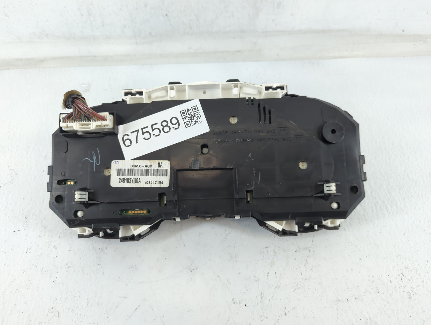 2016-2019 Nissan Sentra Instrument Cluster Speedometer Gauges P/N:248103YU0A Fits Fits 2016 2017 2018 2019 OEM Used Auto Par