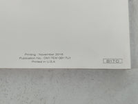 2017 Nissan Sentra Owners Manual Book Guide P/N:OM17EM 0B17U1 OEM Used Auto Parts - Oemusedautoparts1.com