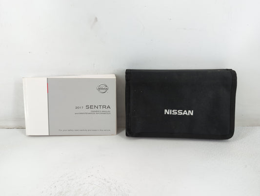 2017 Nissan Sentra Owners Manual Book Guide P/N:OM17EM 0B17U1 OEM Used Auto Parts - Oemusedautoparts1.com