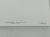 2017 Nissan Sentra Owners Manual Book Guide P/N:OM17EM 0B17U1 OEM Used Auto Parts - Oemusedautoparts1.com