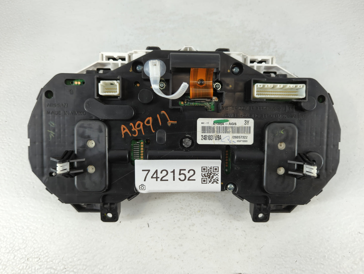 2017-2019 Nissan Sentra Instrument Cluster Speedometer Gauges P/N:248103YU9A Fits Fits 2017 2018 2019 OEM Used Auto Parts - 