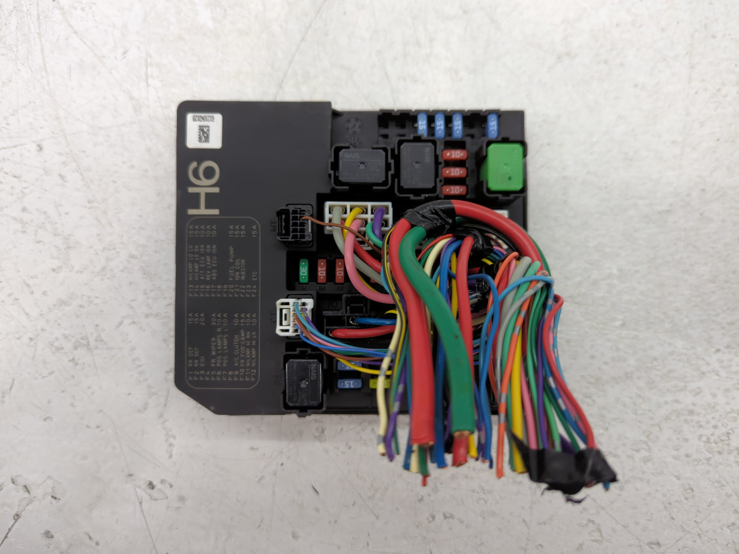 2013-2019 Nissan Sentra Fusebox Fuse Box Panel Relay Module P/N:6121043120 Fits Fits 2013 2014 2015 2016 2017 2018 2019 OEM 