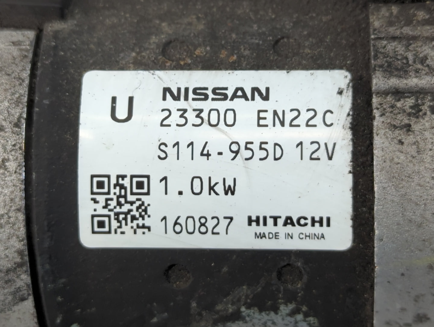 2013-2019 Nissan Sentra Car Starter Motor Solenoid OEM P/N:S114-955D 23300 EN22C Fits Fits 2013 2014 2015 2016 2017 2018 201