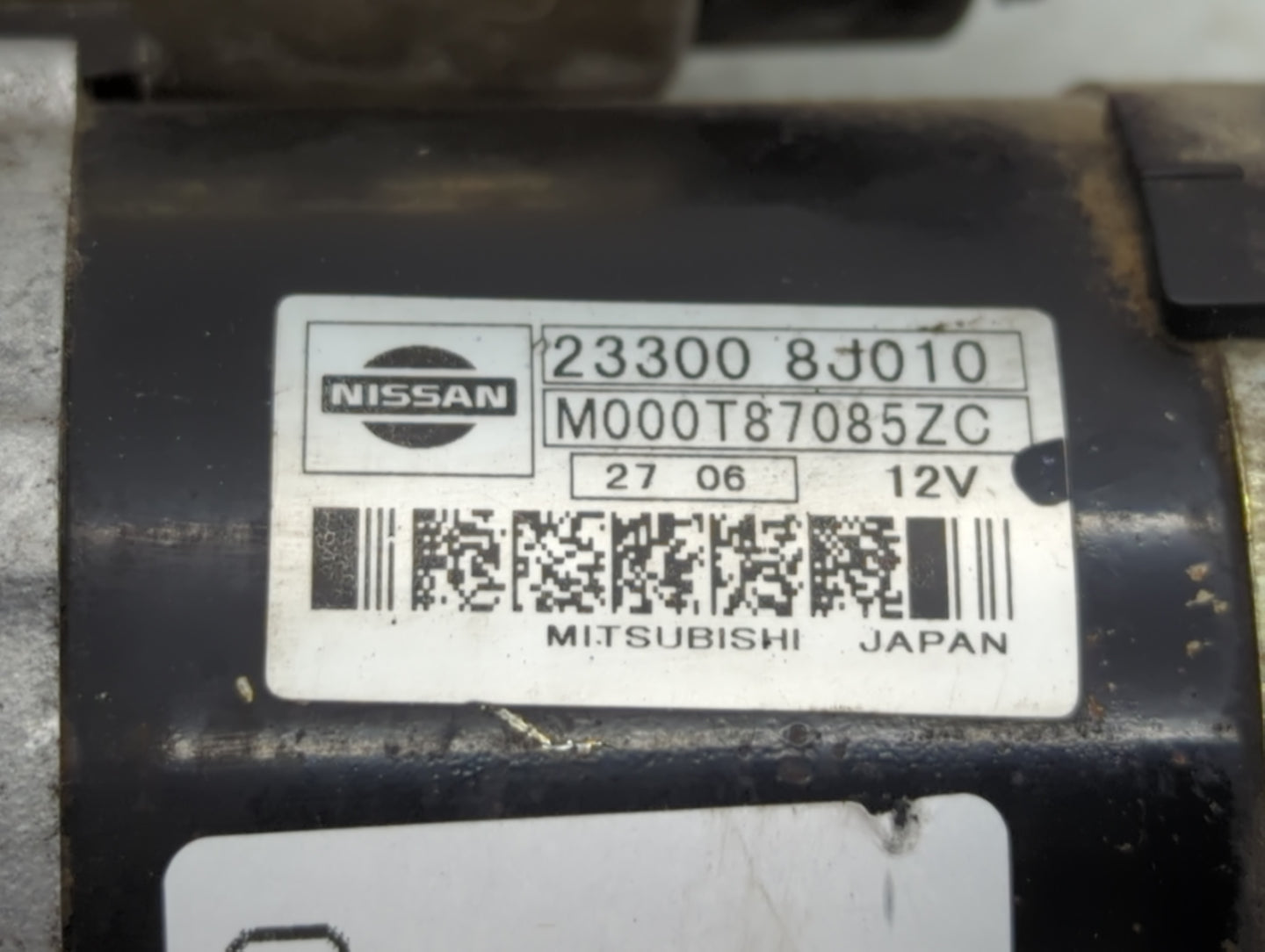2013-2019 Nissan Sentra Car Starter Motor Solenoid OEM P/N:23300 8J010 Fits Fits 2013 2014 2015 2016 2017 2018 2019 2020 OEM