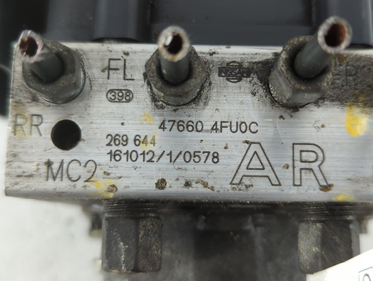 2016-2018 Nissan Sentra Anti-Lock Brake ABS Pump Module Actuator OEM P/N:47660 4EU0C Fits Fits 2016 2017 2018 OEM Used Auto 