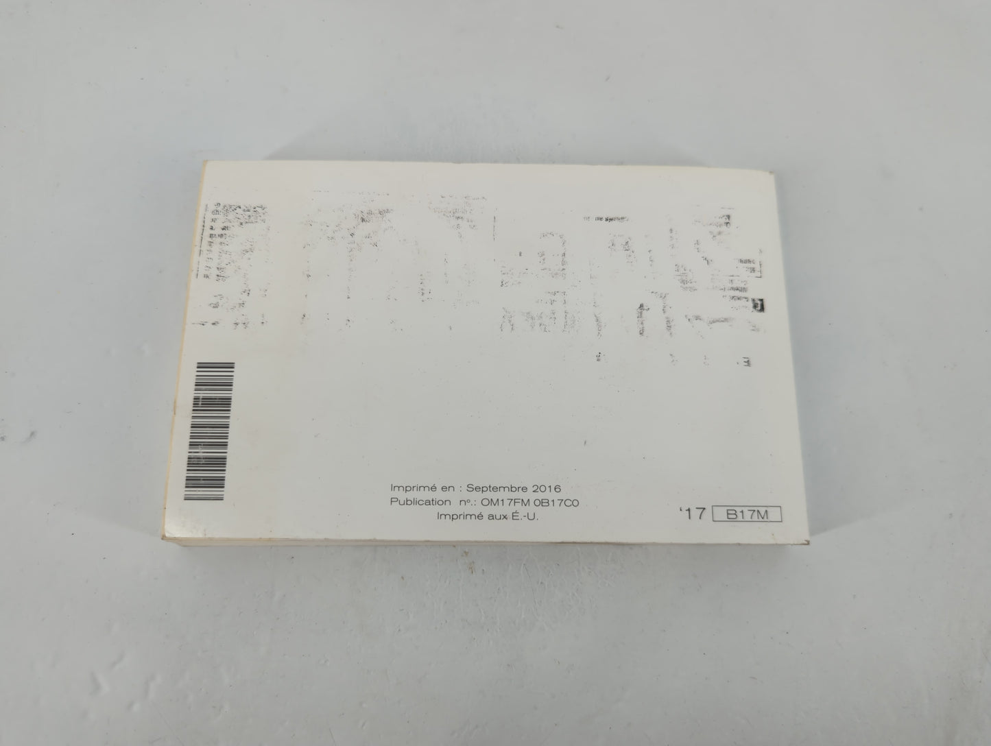 2017 Nissan Sentra Owners Manual Book Guide OEM Used Auto Parts - Oemusedautoparts1.com