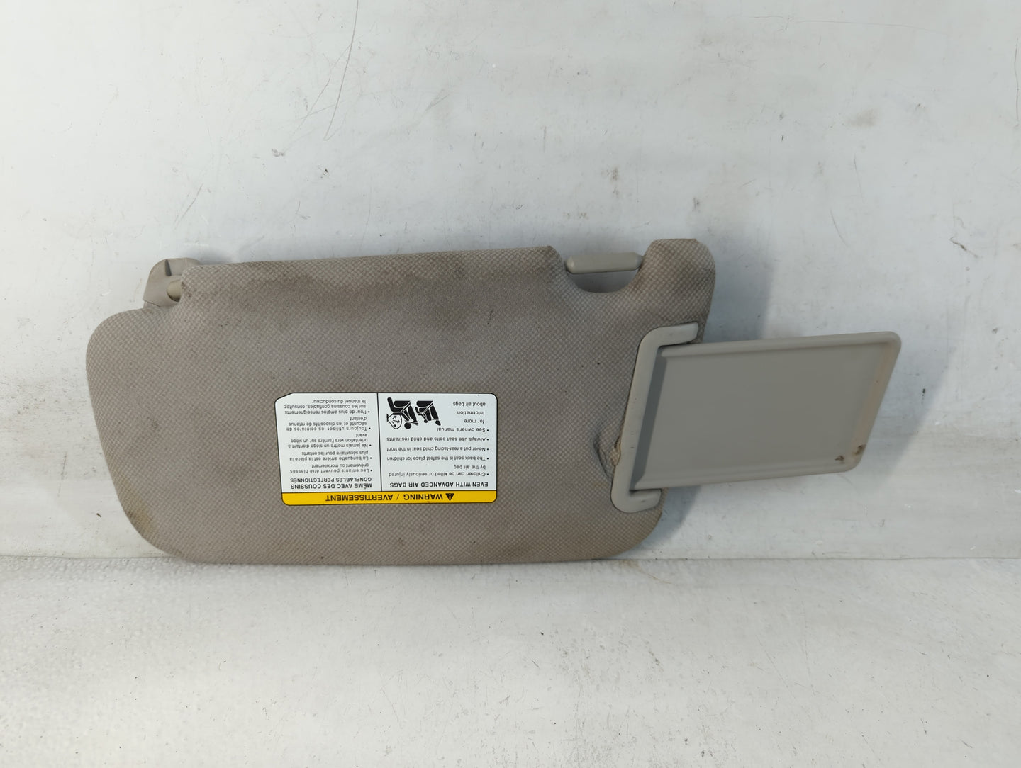 2013-2019 Nissan Sentra Sun Visor Shade Replacement Passenger Right Mirror Fits Fits 2012 2013 2014 2015 2016 2017 2018 2019