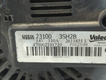 2013-2019 Nissan Sentra Alternator Replacement Generator Charging Assembly Engine OEM P/N:23100 3SH2B Fits OEM Used Auto Parts