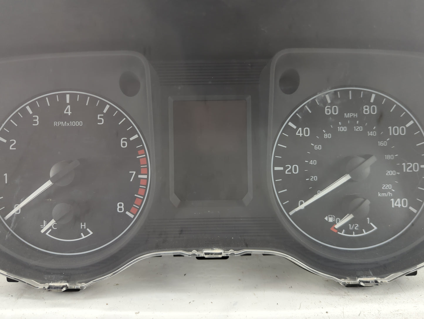 2017-2018 Nissan Titan Instrument Cluster Speedometer Gauges P/N:24810EZ03B Fits Fits 2017 2018 OEM Used Auto Parts - Oemuse
