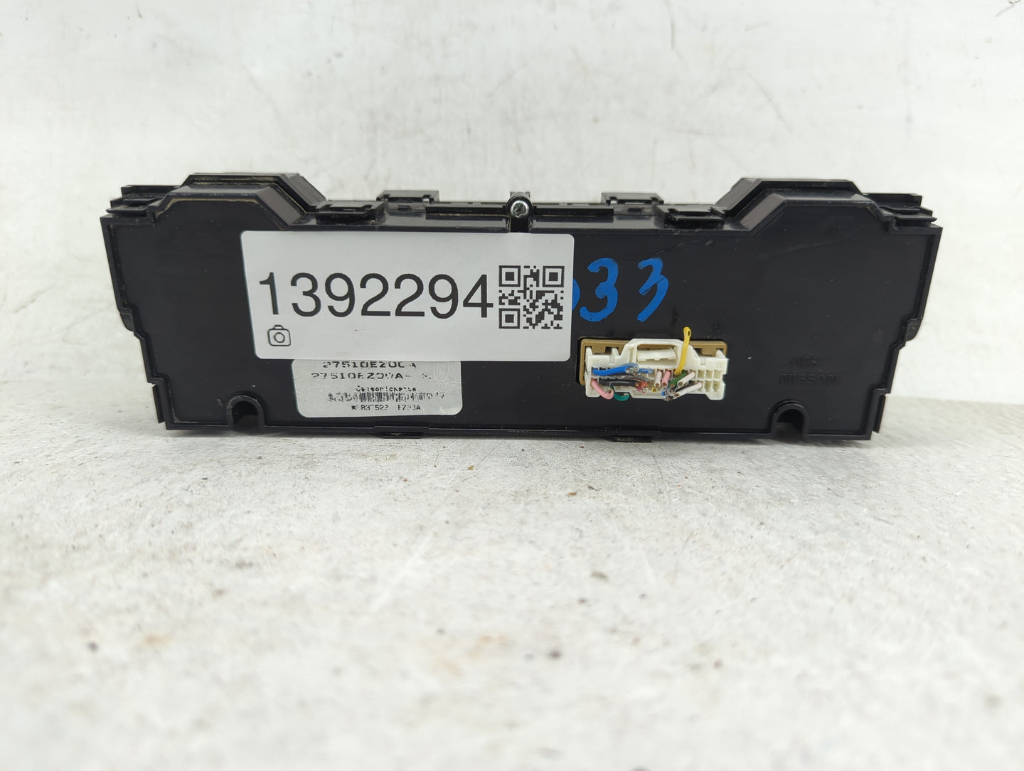 2016-2017 Nissan Titan Climate Control Module Temperature AC/Heater Replacement Fits Fits 2016 2017 OEM Used Auto Parts - Oe