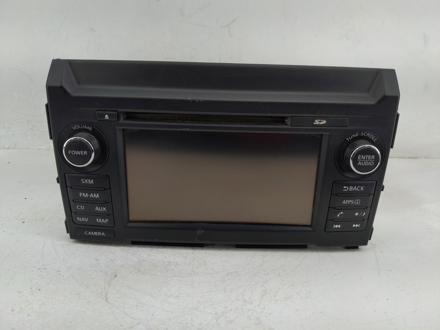 2016-2017 Nissan Titan Radio AM FM Cd Player Receiver Replacement P/N:25915EZ22B 7 515 750 087 Fits Fits 2016 2017 OEM Used 
