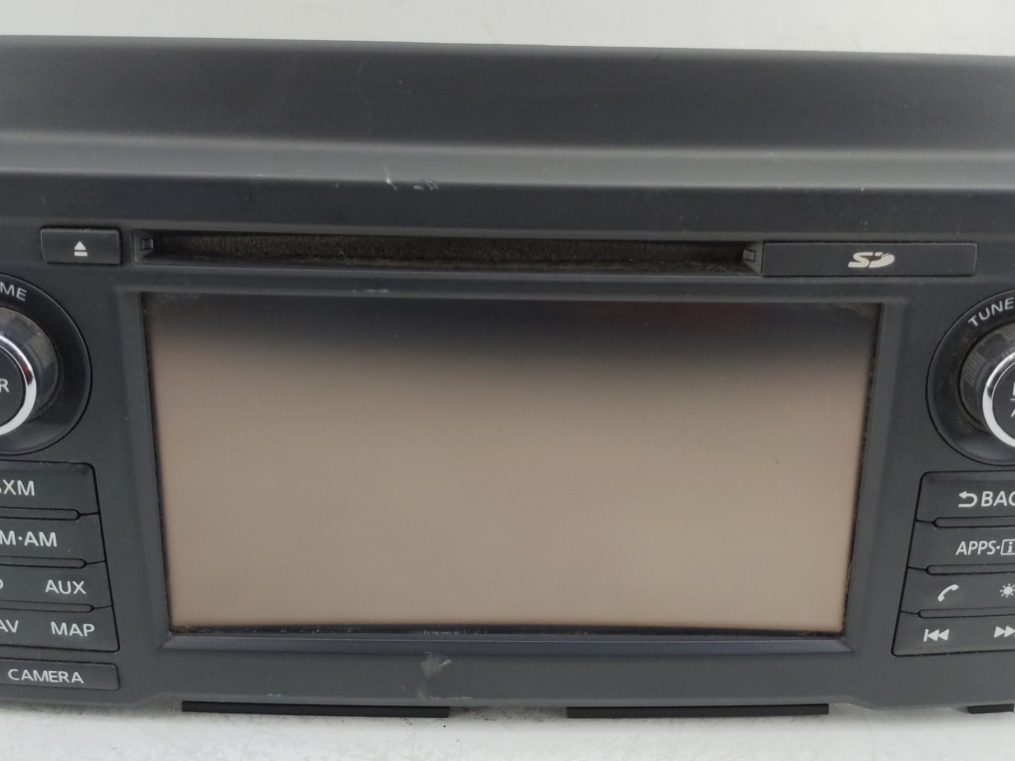 2016-2017 Nissan Titan Radio AM FM Cd Player Receiver Replacement P/N:25915EZ22B 7 515 750 087 Fits Fits 2016 2017 OEM Used 