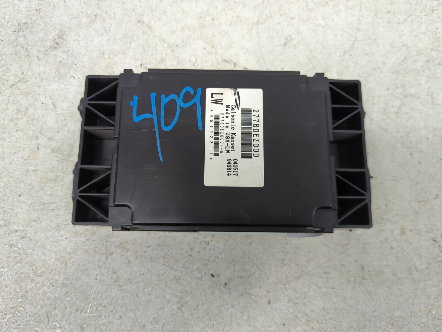 2017-2017 Nissan Titan Temperature Control Module 27760ez00d - Oemusedautoparts1.com