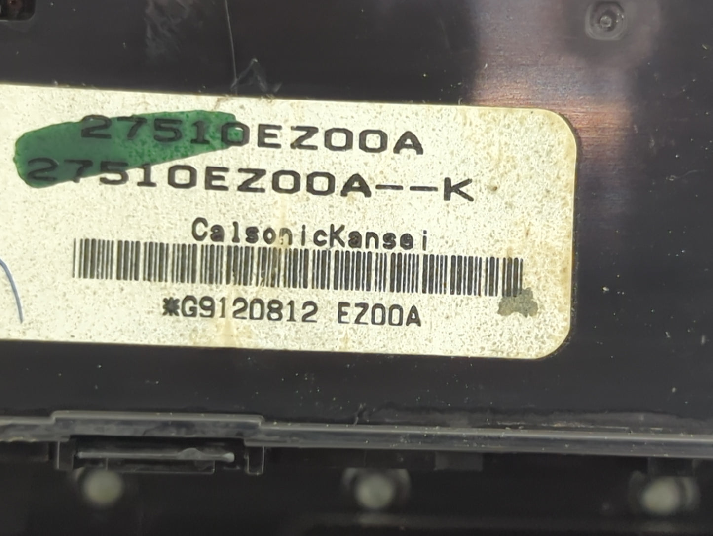 2016-2017 Nissan Titan Climate Control Module Temperature AC/Heater Replacement P/N:27510EZ00A 27510EZ00A--K Fits Fits 2016 