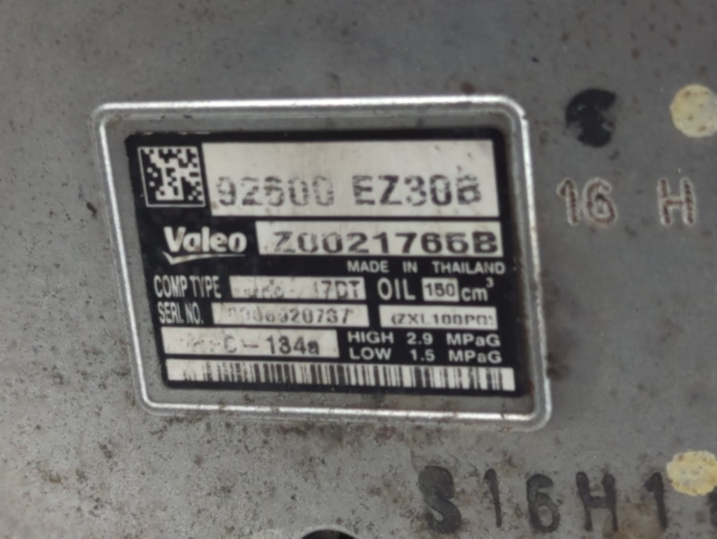 2017-2018 Nissan Titan Air Conditioning A/c Ac Compressor Oem - Oemusedautoparts1.com