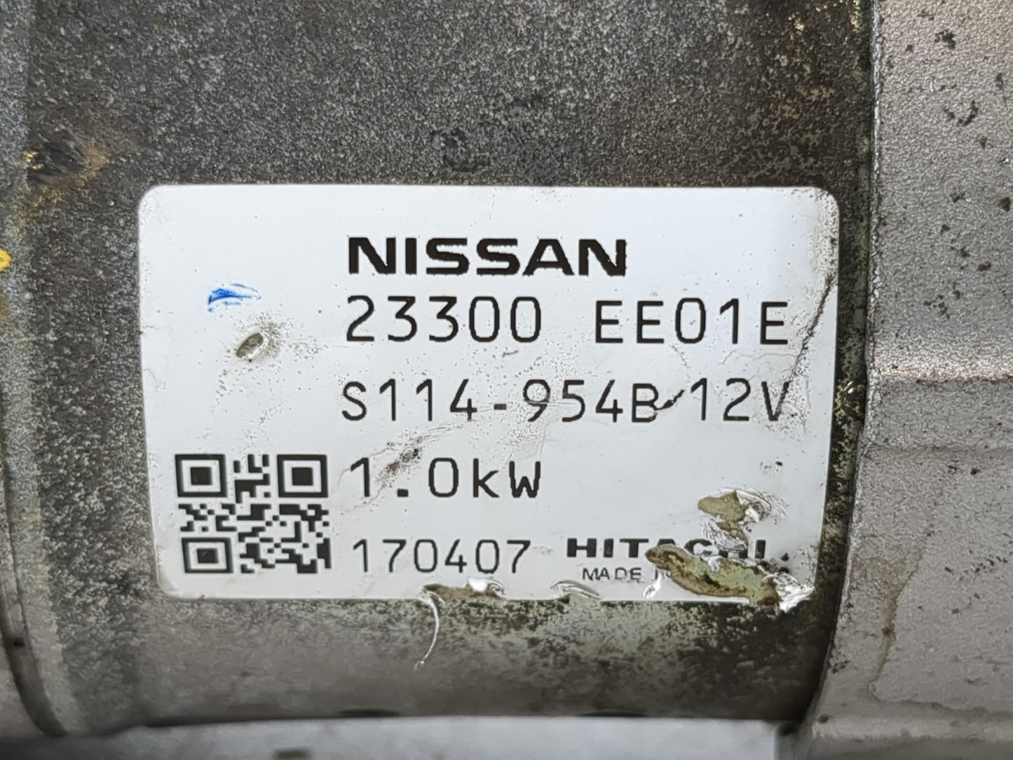 2012-2019 Nissan Versa Car Starter Motor Solenoid OEM P/N:23300 EE01E Fits Fits 2012 2013 2014 2015 2016 2017 2018 2019 OEM 
