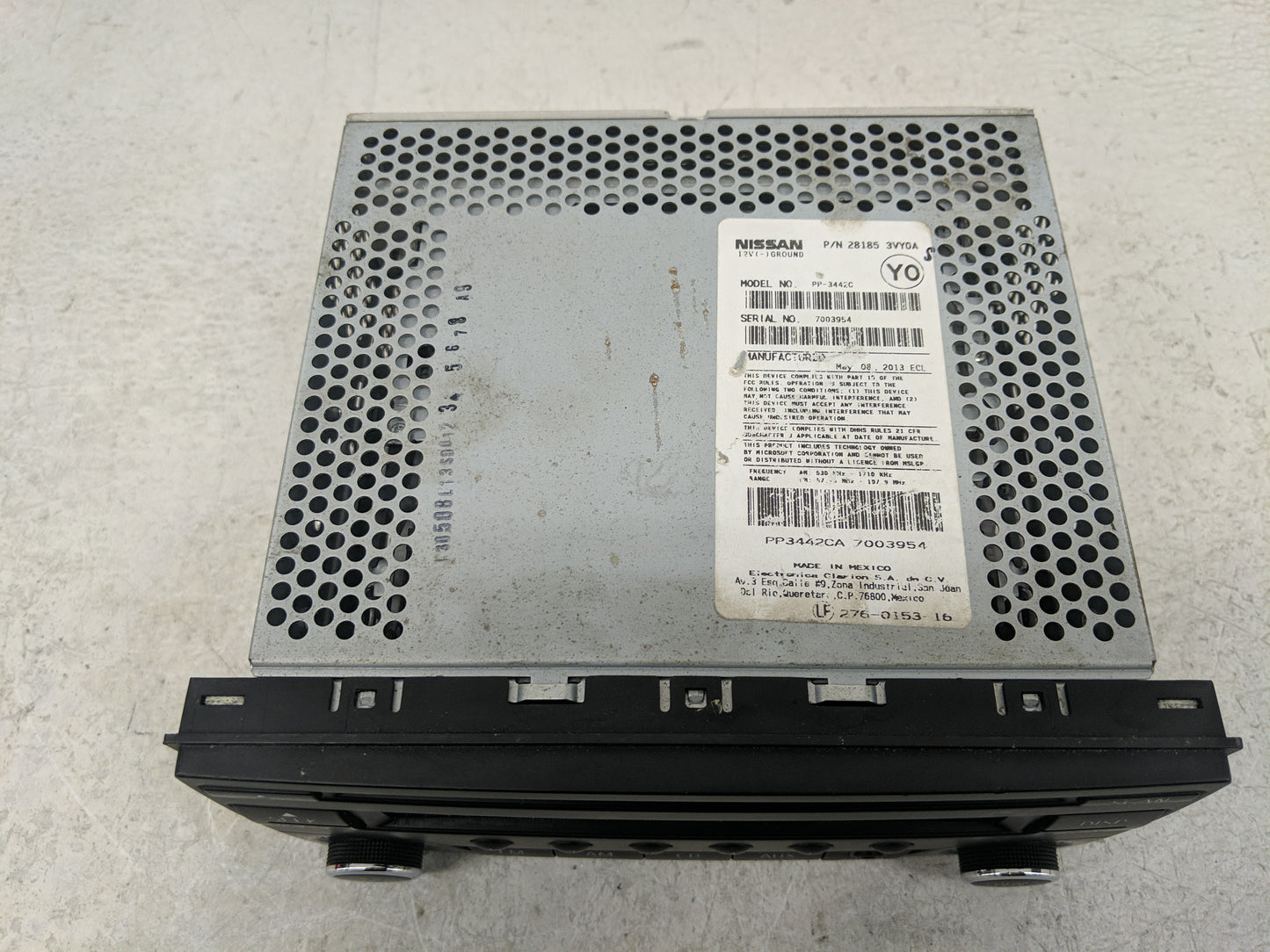 2014-2019 Nissan Versa Radio AM FM Cd Player Receiver Replacement P/N:28185 3VY0A Fits Fits 2014 2015 2016 2017 2018 2019 OE