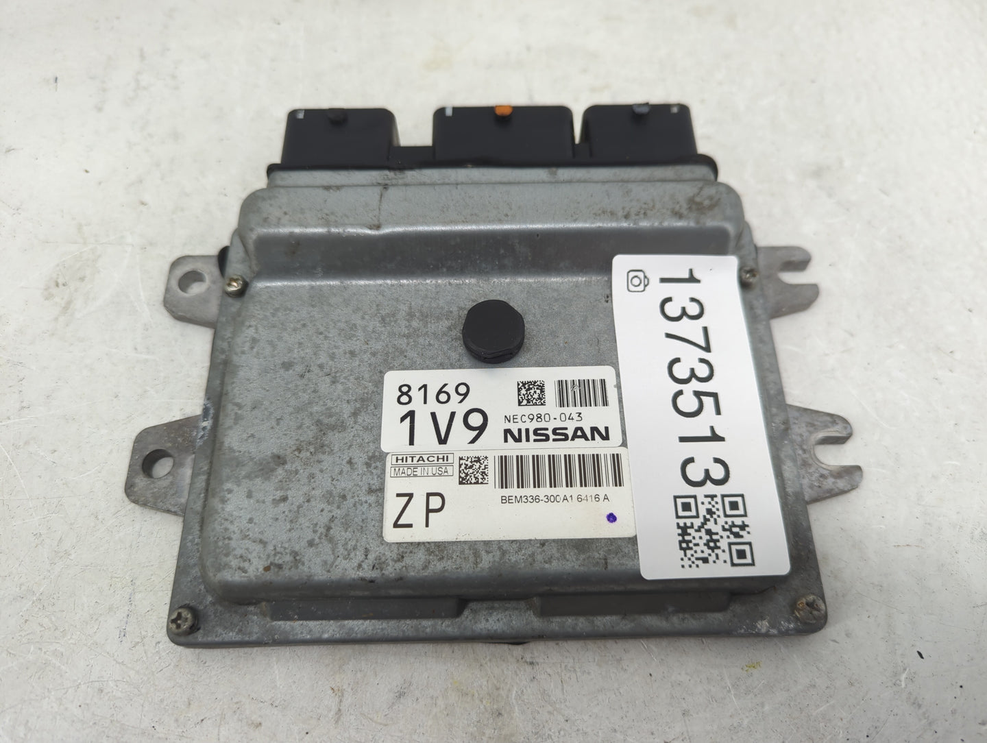 2014-2017 Nissan Versa PCM Engine Control Computer ECU ECM PCU OEM P/N:NEC980-043 Fits Fits 2014 2015 2016 2017 OEM Used Aut
