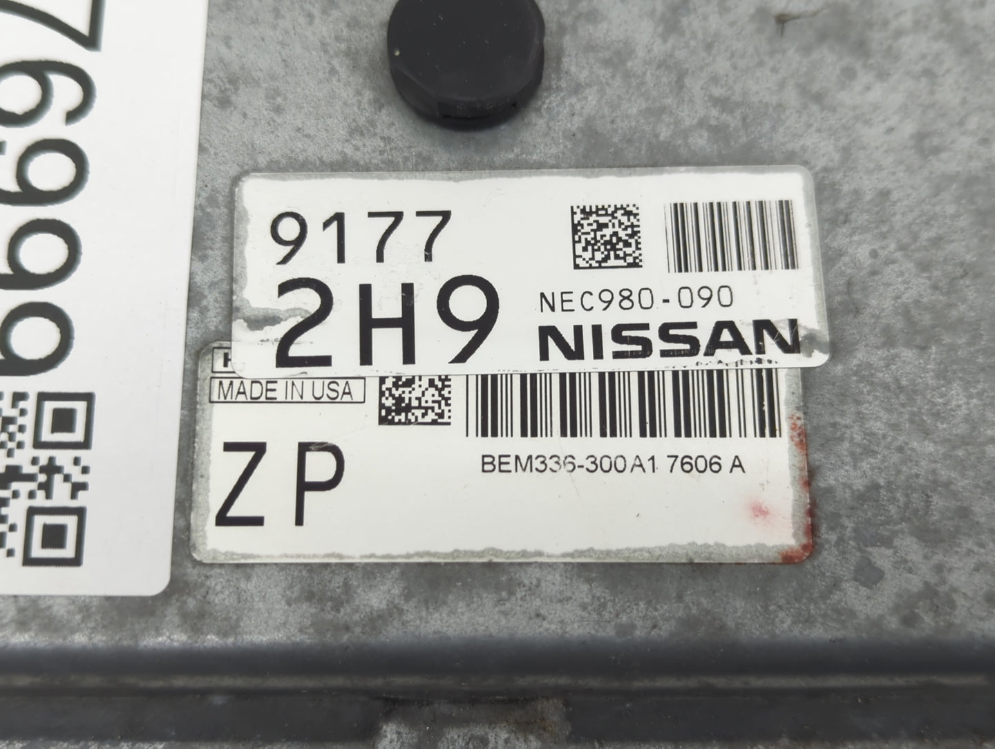 2014-2017 Nissan Versa PCM Engine Control Computer ECU ECM PCU OEM P/N:NEC980-090 Fits Fits 2014 2015 2016 2017 OEM Used Aut