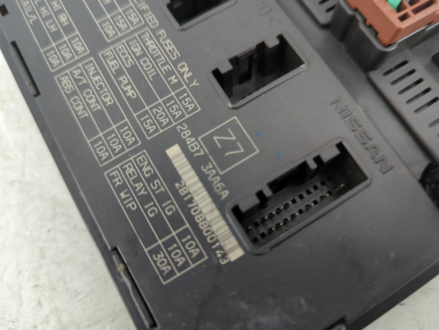 2013-2019 Nissan Versa Fusebox Fuse Box Panel Relay Module P/N:284B7 3AA6A Fits Fits 2013 2014 2015 2016 2017 2018 2019 OEM 