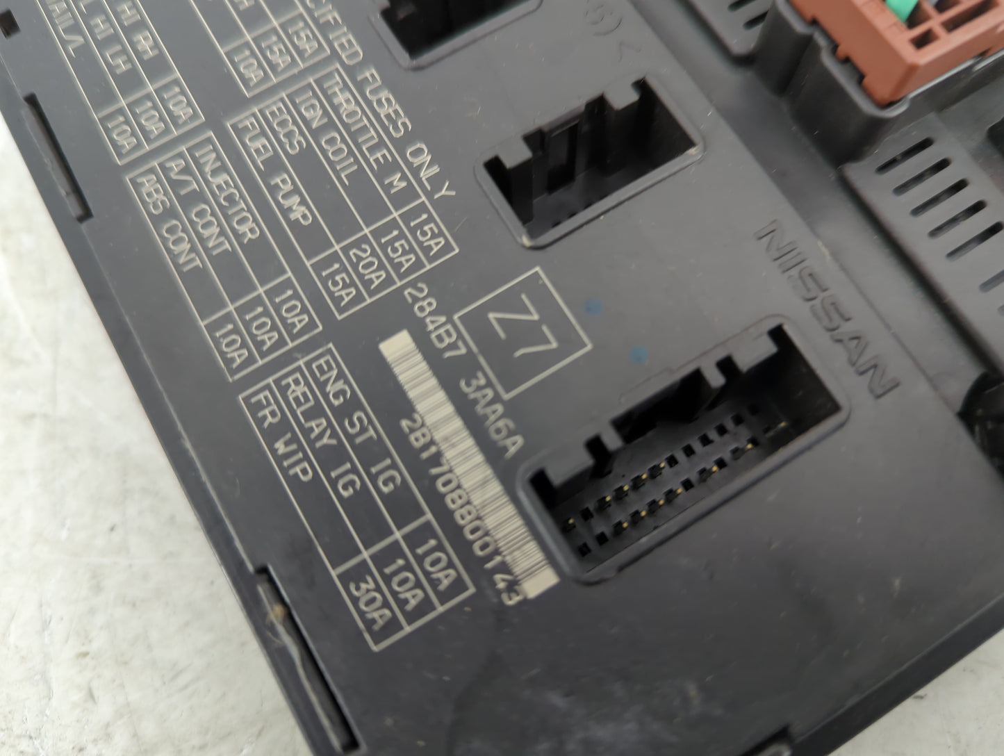 2013-2019 Nissan Versa Fusebox Fuse Box Panel Relay Module P/N:284B7 3AA6A Fits Fits 2013 2014 2015 2016 2017 2018 2019 OEM 