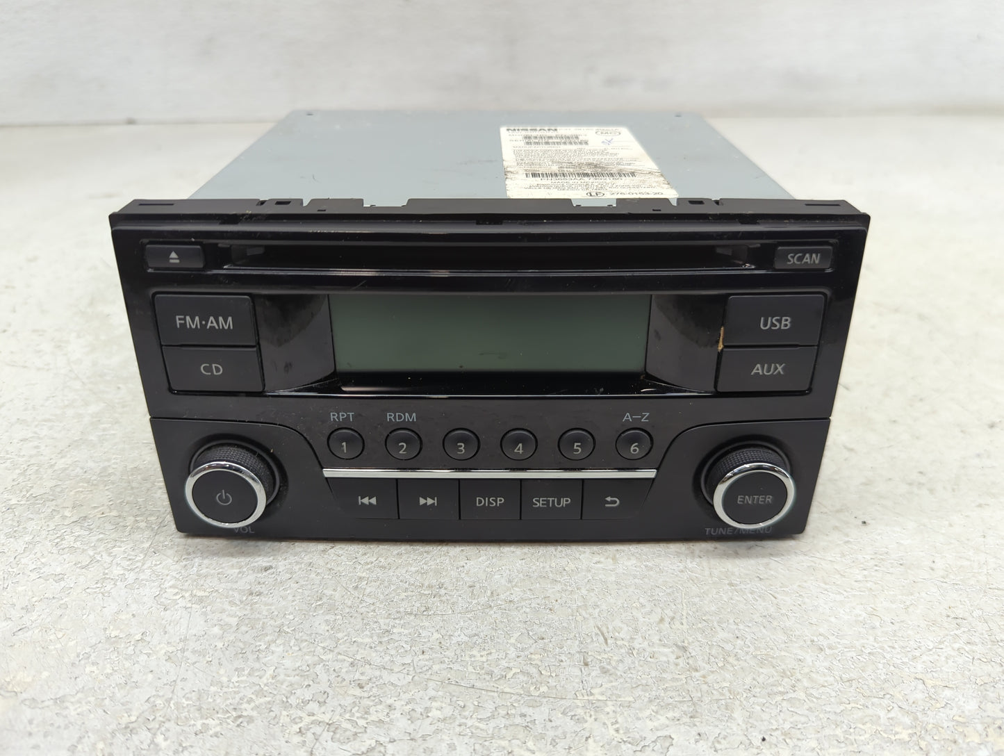 2015-2018 Nissan Versa Radio AM FM Cd Player Receiver Replacement P/N:281859MC1A Fits Fits 2015 2016 2017 2018 OEM Used Auto