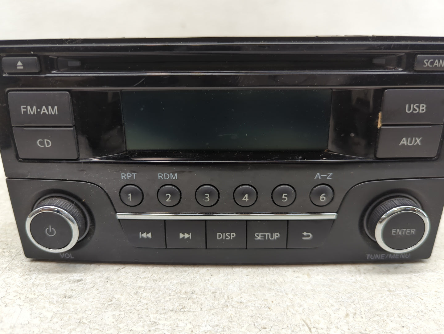 2015-2018 Nissan Versa Radio AM FM Cd Player Receiver Replacement P/N:281859MC1A Fits Fits 2015 2016 2017 2018 OEM Used Auto