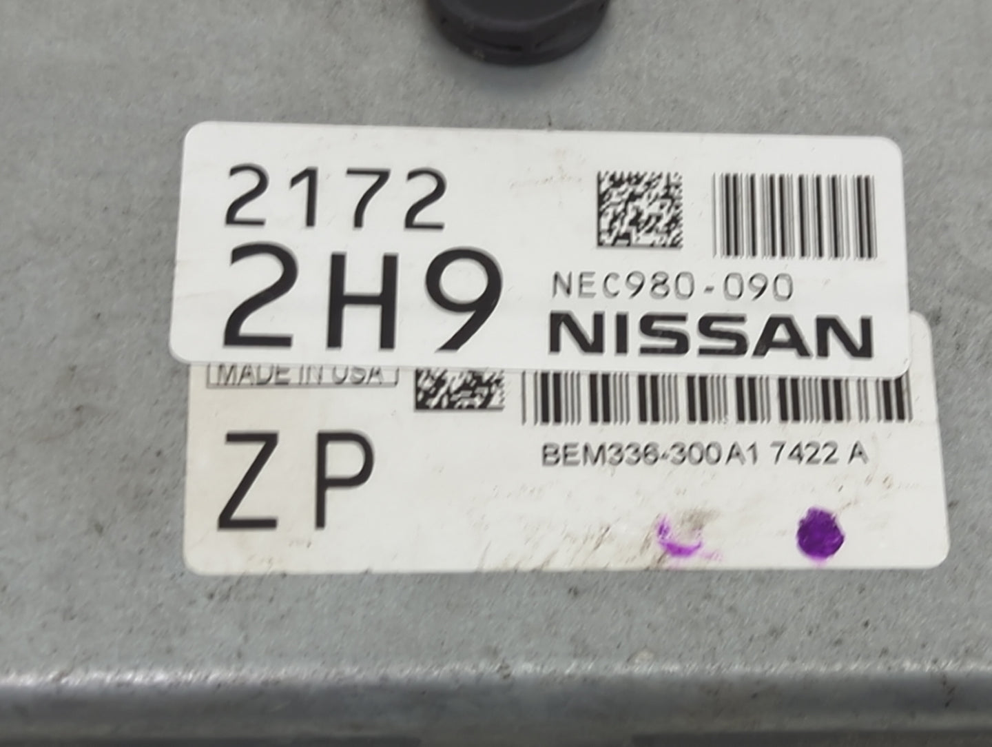 2014-2017 Nissan Versa PCM Engine Control Computer ECU ECM PCU OEM P/N:NEC980-090 BEM336-300A1 Fits Fits 2014 2015 2016 2017
