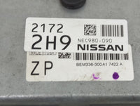 2014-2017 Nissan Versa PCM Engine Control Computer ECU ECM PCU OEM P/N:NEC980-090 BEM336-300A1 Fits Fits 2014 2015 2016 2017