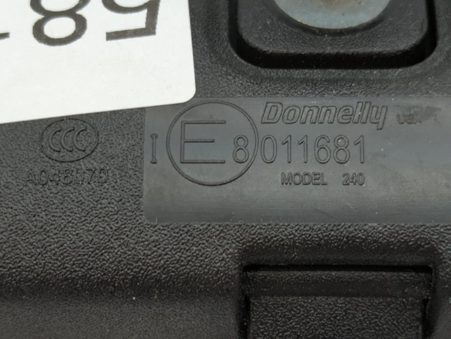 2007-2022 Nissan Versa Interior Rear View Mirror Replacement OEM P/N:031681 E8011681 Fits OEM Used Auto Parts - Oemusedautop