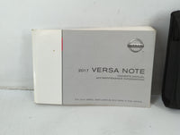 2017 Nissan Versa Note Owners Manual Book Guide P/N:OM17EA 0E12U0 OEM Used Auto Parts - Oemusedautoparts1.com