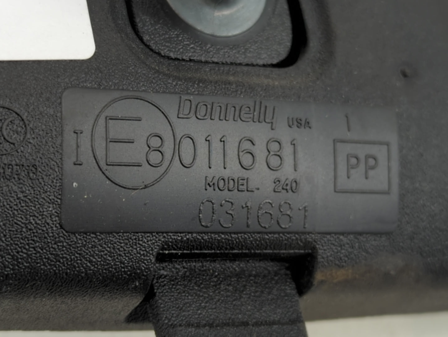 2017 Nissan Versa Note Interior Rear View Mirror Replacement OEM P/N:E8011681 Fits OEM Used Auto Parts - Oemusedautoparts1.c