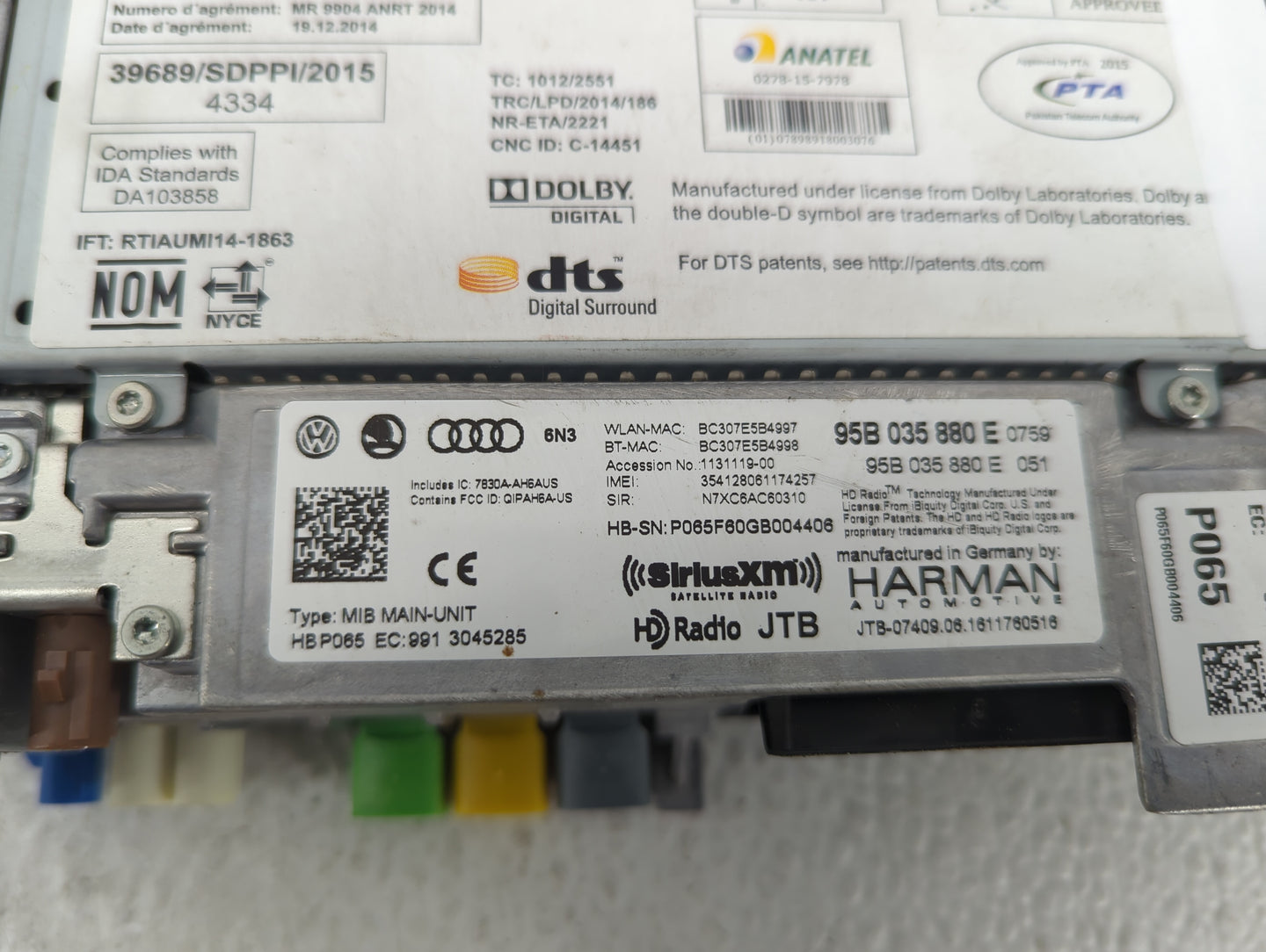 2017 Porsche Macan Information-gps-tv Control Module - Oemusedautoparts1.com