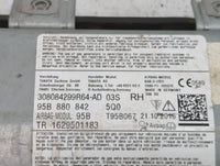 2015-2018 Porsche Macan Air Bag Passenger Right Knee OEM P/N:95B 880 842 Fits Fits 2015 2016 2017 2018 OEM Used Auto Parts -