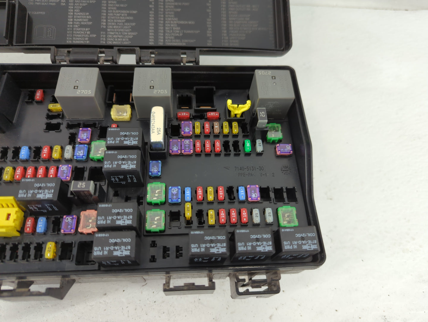 Ram 1500 Fusebox Fuse Box Relay Module Tipm P68322371ab - Oemusedautoparts1.com