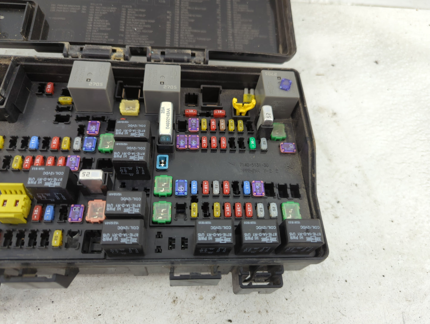 Ram 1500 Fusebox Fuse Box Relay Module Tipm 7140-1980-30|p68322371ab - Oemusedautoparts1.com