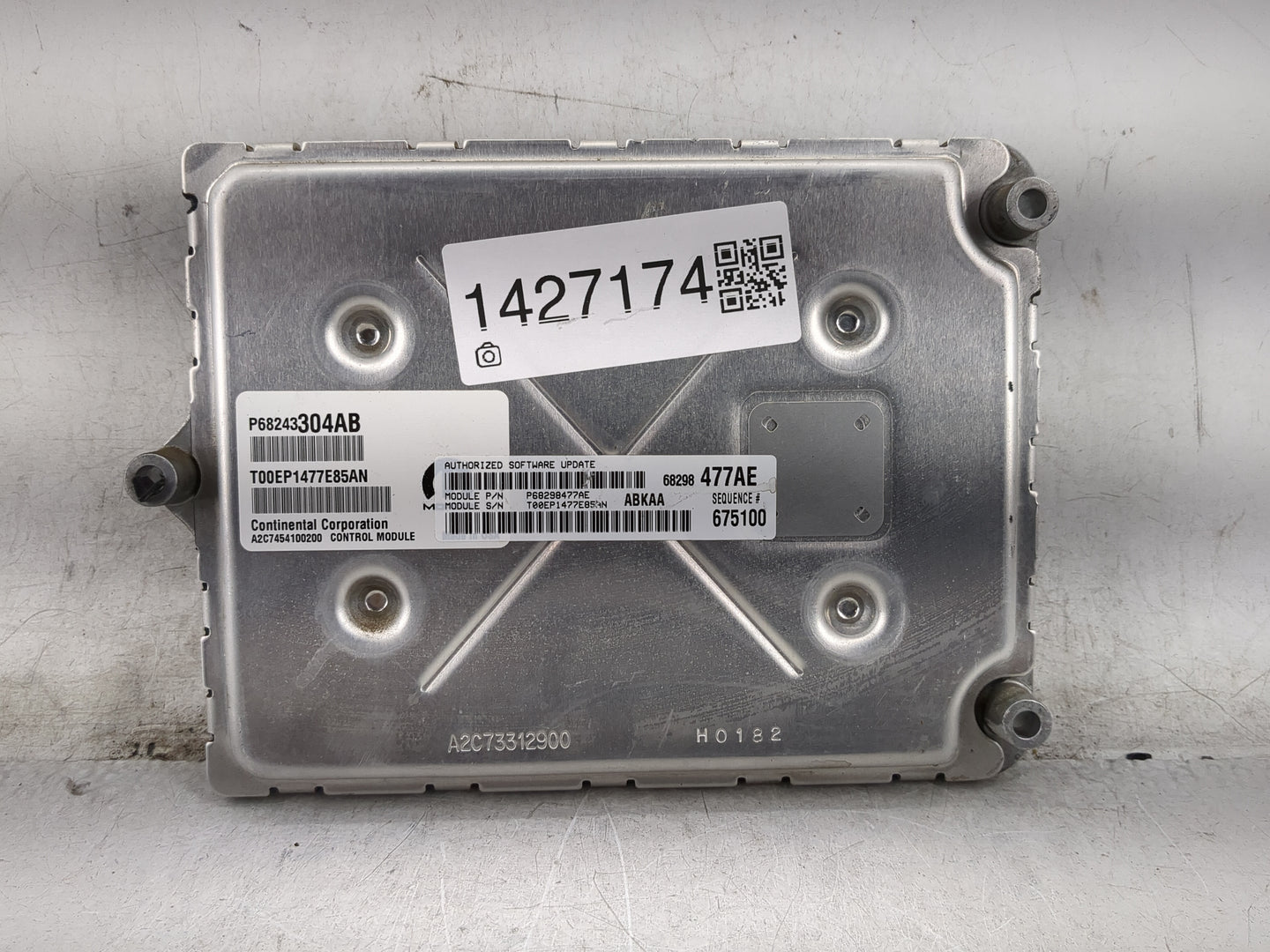 2016-2020 Ram 1500 PCM Engine Control Computer ECU ECM PCU OEM P/N:P68243304AB P68298477AE Fits Fits 2016 2017 2018 2019 202