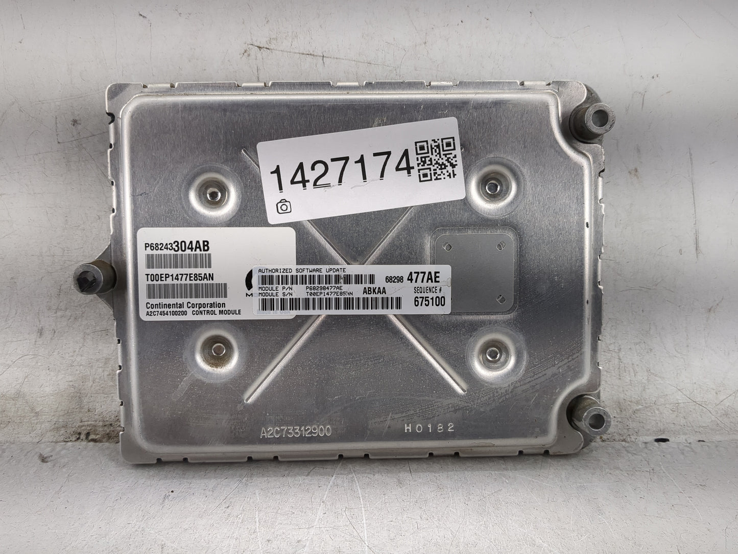 2016-2020 Ram 1500 PCM Engine Control Computer ECU ECM PCU OEM P/N:P68243304AB P68298477AE Fits Fits 2016 2017 2018 2019 202