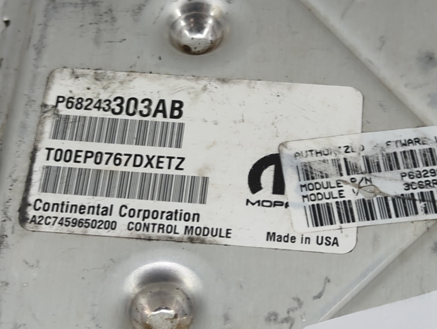 2016-2020 Ram 1500 PCM Engine Control Computer ECU ECM PCU OEM P/N:P68243303AB T00EP0767DXETZ Fits Fits 2016 2017 2018 2019 