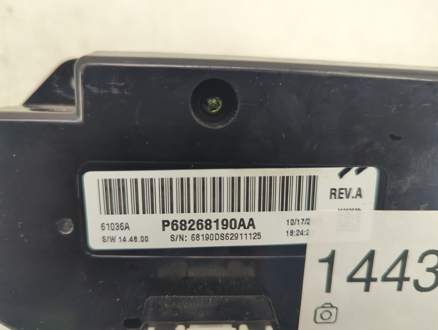 2013-2022 Ram 1500 Climate Control Module Temperature AC/Heater Replacement P/N:P68268190AA 68190DS62911125 Fits OEM Used Au