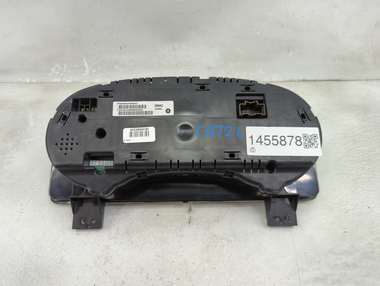 2017 Ram 1500 Instrument Cluster Speedometer Gauges P/N:P68302590AC A2C39559102 Miles: Fits OEM Used Auto Parts - Oemusedaut