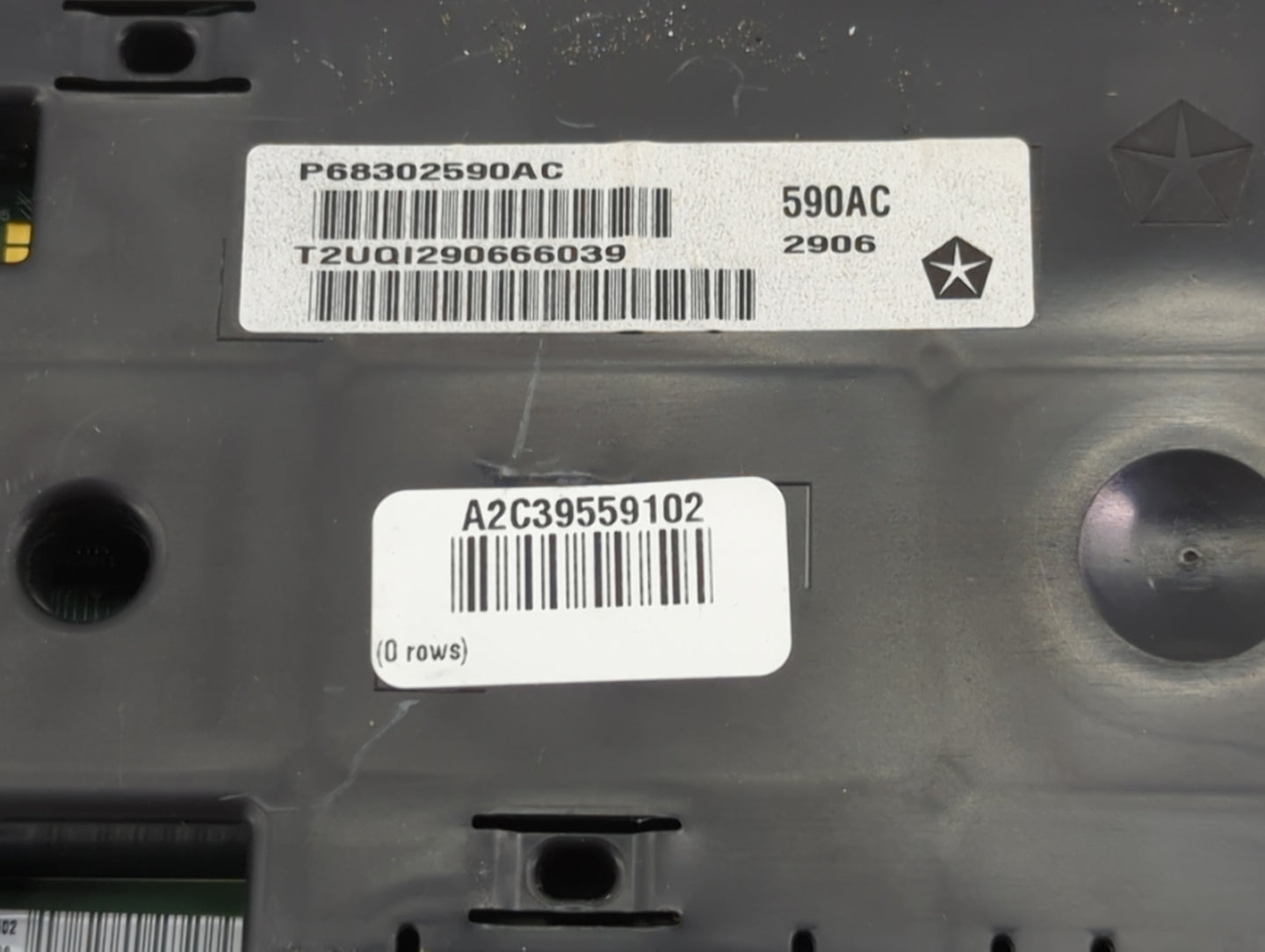 2017 Ram 1500 Instrument Cluster Speedometer Gauges P/N:P68302590AC A2C39559102 Miles: Fits OEM Used Auto Parts - Oemusedaut