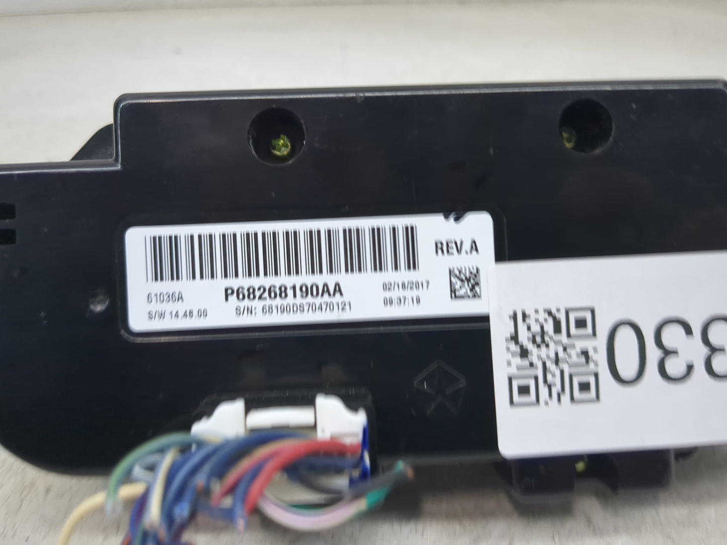 2013-2022 Ram 1500 Climate Control Module Temperature AC/Heater Replacement P/N:P68268190AA Fits OEM Used Auto Parts - Oemus
