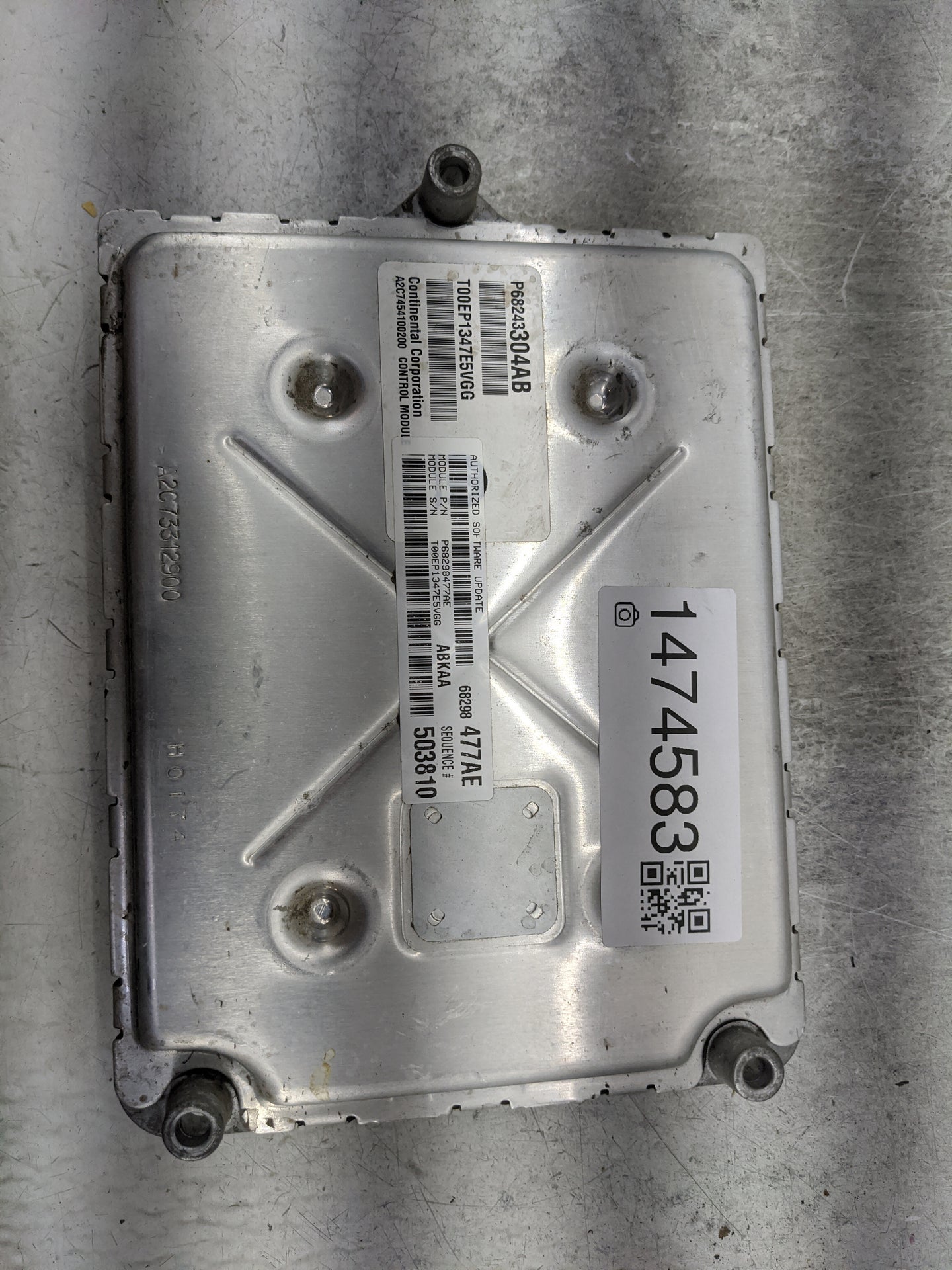 2016-2020 Ram 1500 PCM Engine Control Computer ECU ECM PCU OEM P/N:P68243304AB T00EP1347E5VGG Fits Fits 2016 2017 2018 2019 