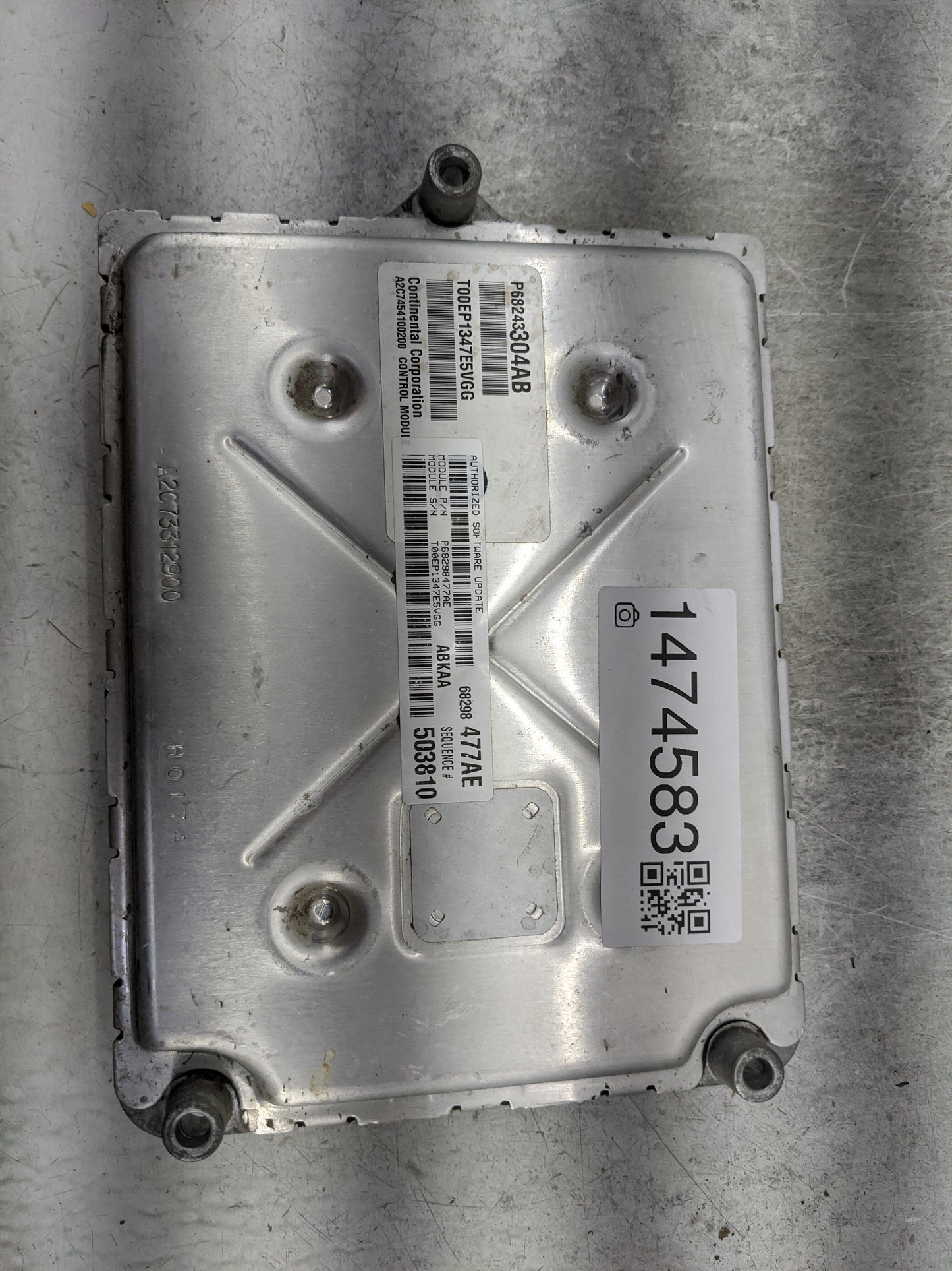 2016-2020 Ram 1500 PCM Engine Control Computer ECU ECM PCU OEM P/N:P68243304AB T00EP1347E5VGG Fits Fits 2016 2017 2018 2019 