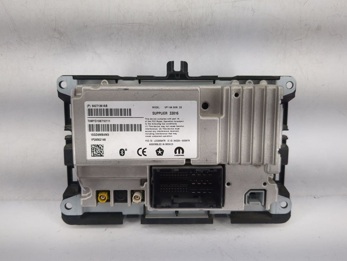 2017-2020 Ram 1500 Radio AM FM Cd Player Receiver Replacement P/N:68271361AB T0MYD108710111 Fits Fits 2017 2018 2019 2020 OE