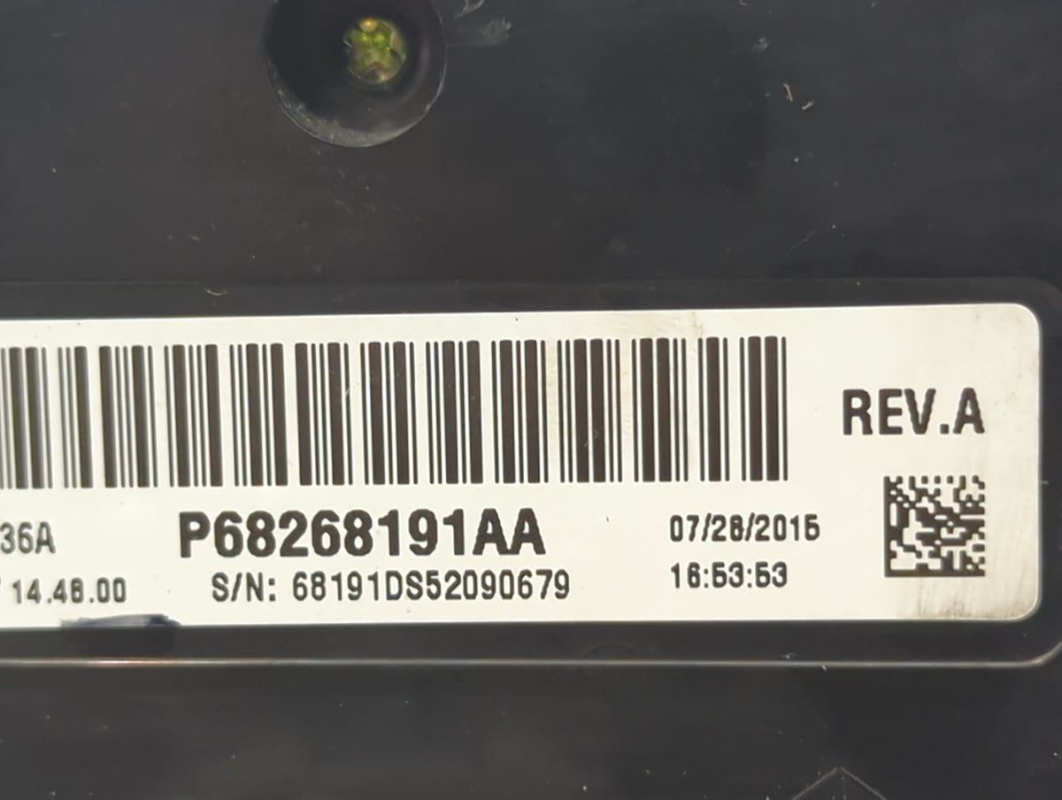 2016-2018 Ram 1500 Climate Control Module Temperature AC/Heater Replacement P/N:P68268191AA Fits Fits 2016 2017 2018 OEM Use