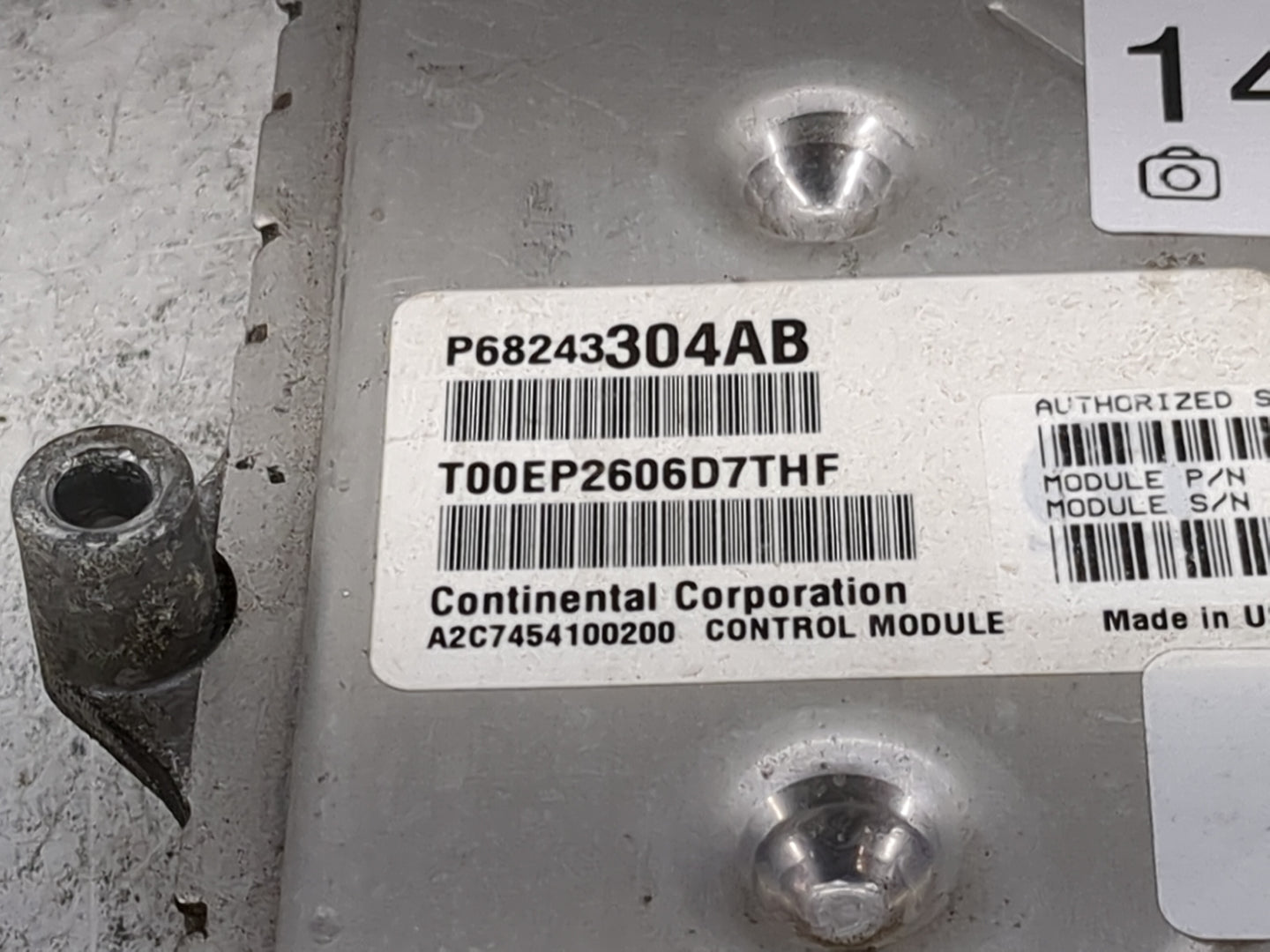 2016-2020 Ram 1500 PCM Engine Control Computer ECU ECM PCU OEM P/N:P68243304AB T00EP2606D7THF Fits Fits 2016 2017 2018 2019 
