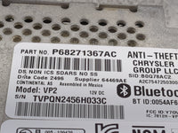 2017 Ram 1500 Radio AM FM Cd Player Receiver Replacement P/N:P68271367AC VP2, Y7OV Fits OEM Used Auto Parts - Oemusedautopar